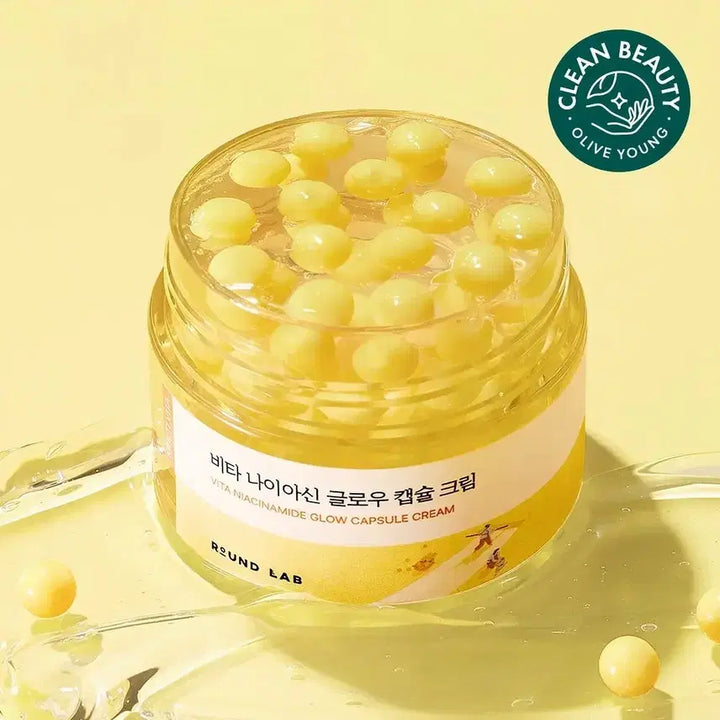 [BUNJANG] Round Lab Vita Niacin Glow Capsule Cream 50ml / 라운드랩 비타 나이아신 글로우 캡슐 크림 50ml