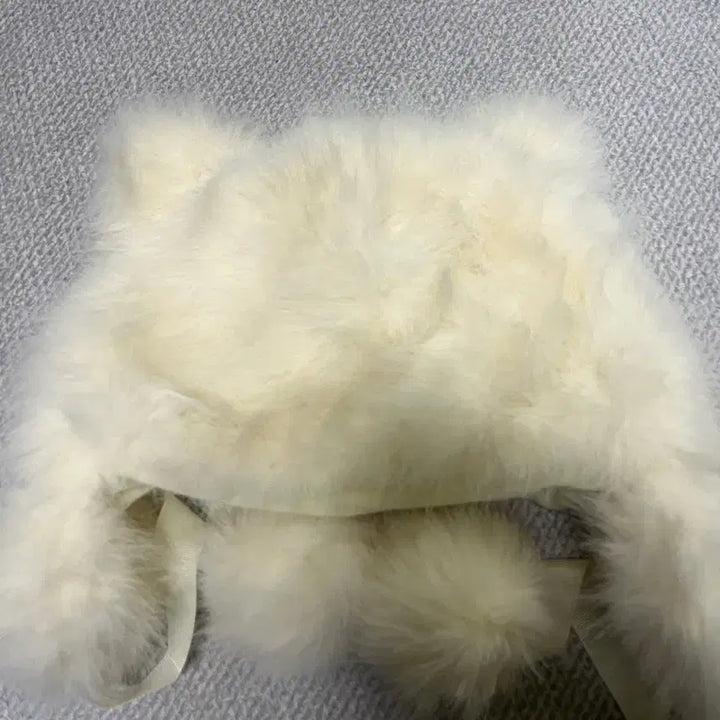 [BUNJANG] IVE Wonyoung Ivory Bear Hat / 장원영 스타일) 아이보리 털 곰돌이 모자