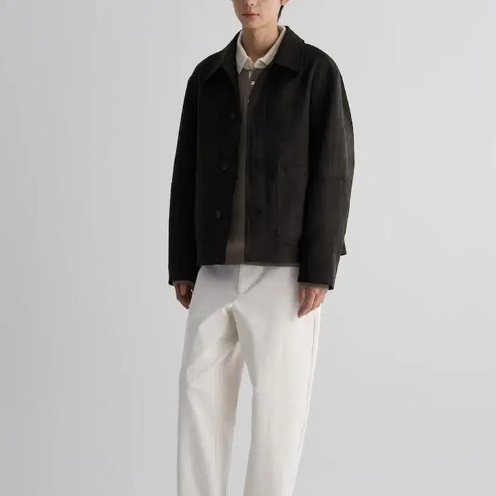 [BUNJANG] Suede Jacket Brown M / (새상품) 스웨이드 자켓 브라운 M