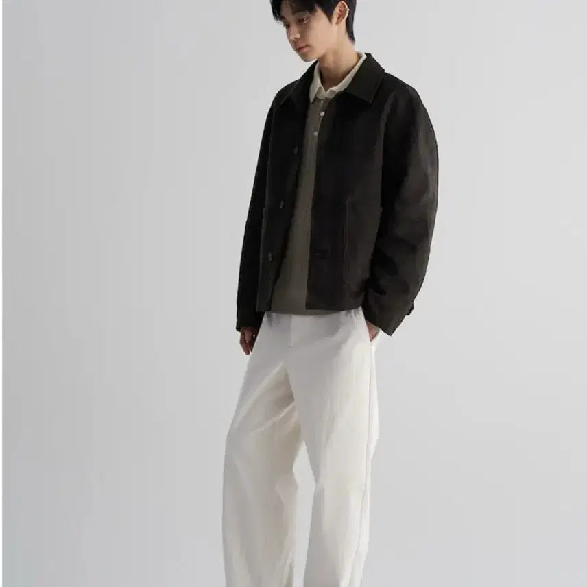 [BUNJANG] Suede Jacket Brown M / (새상품) 스웨이드 자켓 브라운 M