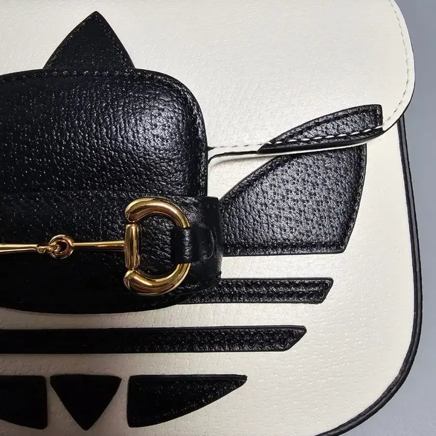 [BUNJANG] Gucci Adidas Horsebit 1955 Mini Shoulder Bag / 구찌 [새상품] 홀스빗 1955 숄더백 미니 아디다스 화이트 658574