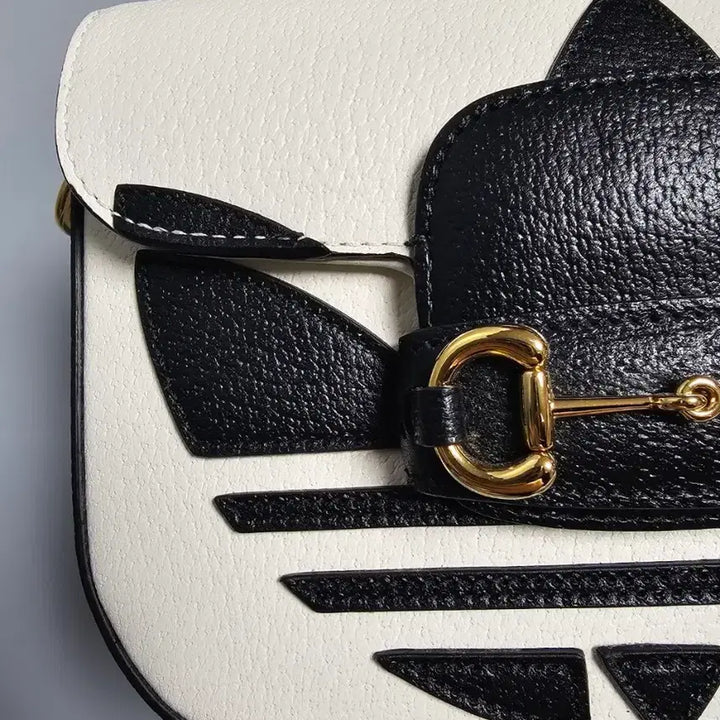 [BUNJANG] Gucci Adidas Horsebit 1955 Mini Shoulder Bag / 구찌 [새상품] 홀스빗 1955 숄더백 미니 아디다스 화이트 658574