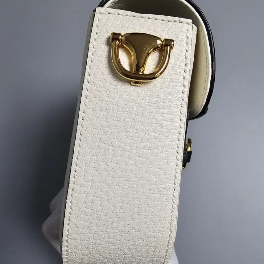 [BUNJANG] Gucci Adidas Horsebit 1955 Mini Shoulder Bag / 구찌 [새상품] 홀스빗 1955 숄더백 미니 아디다스 화이트 658574