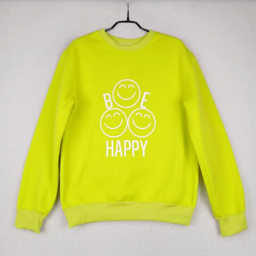 [BUNJANG] Women's Fleece Sweatshirt (Size 55-66) / 여성 기모 맨투맨 라임(55~66)