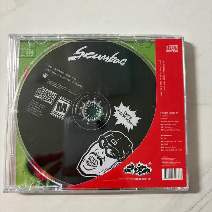 [BUNJANG] ODEE SCUMBAG SEASON Unsealed CD Signed Album / 오디 - SCUMBAG SEASON - 개봉 - CD - 사인반