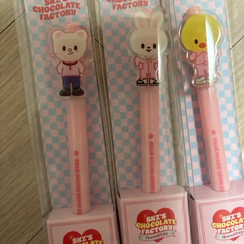 [BUNJANG] Stray Kids SKZOO Chocolate Factory Bundle Set Pen / 스트레이키즈 스키주 초콜렛팩토리 볼펜 일괄