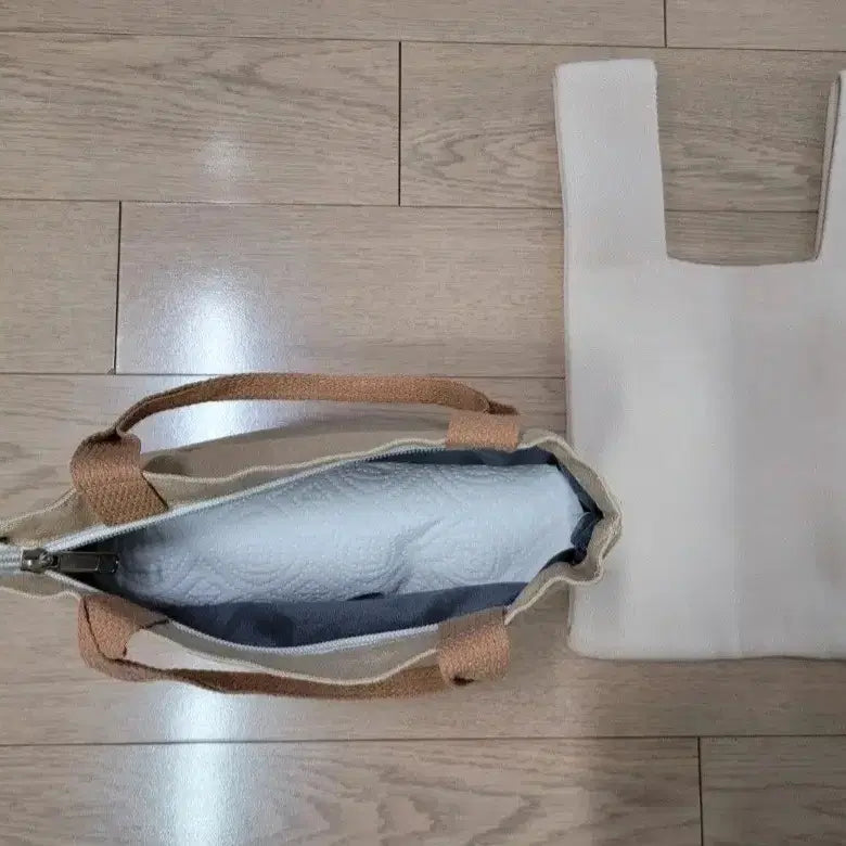 [BUNJANG] Hilldi Tote Bag Set / 캔버스 곰돌이 토트백 / Hilldi 에코백 세트