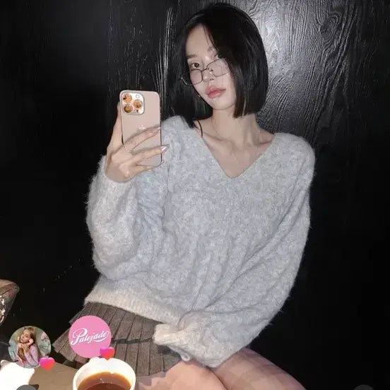 [BUNJANG] Pale Jade Loose Fit Knit Sweater / 페일제이드 루즈핏 니트 / 그레이