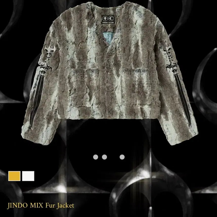 [BUNJANG] The Cut Club Jindo Mix Fur Jacket / [선착]떠그클럽 진도 믹스 퍼자켓