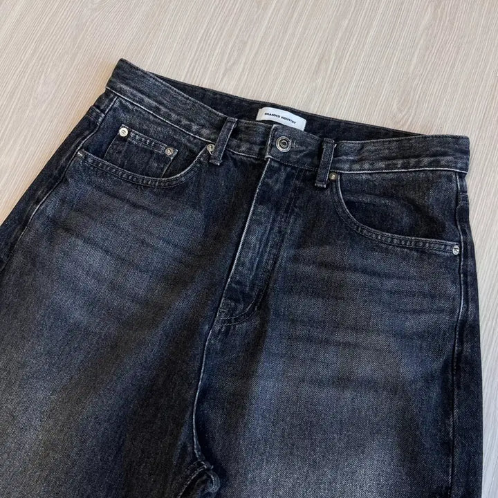 [BUNJANG] Branded Denim Jeans / 30 브랜디드 콘 블랙 엑스트라 와이드 데님 워싱 팬츠 51054