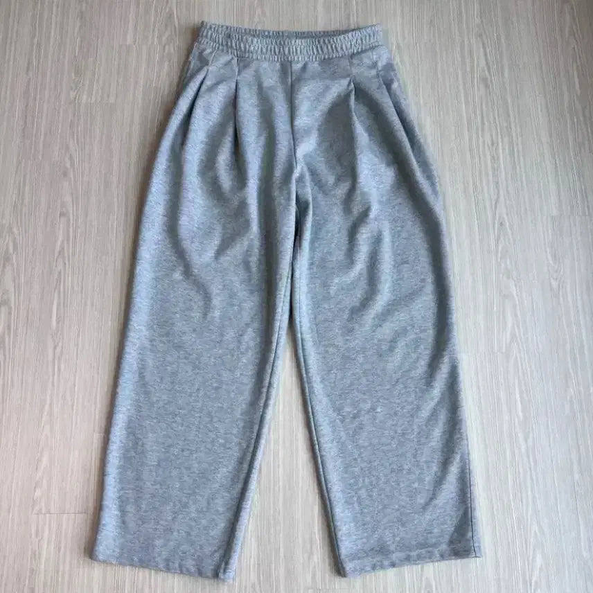 [BUNJANG] Musinsa Two Tuck Wide Sweat Pants Gray / L 무신사 투 턱 와이드 스웨트 팬츠 그레이 32