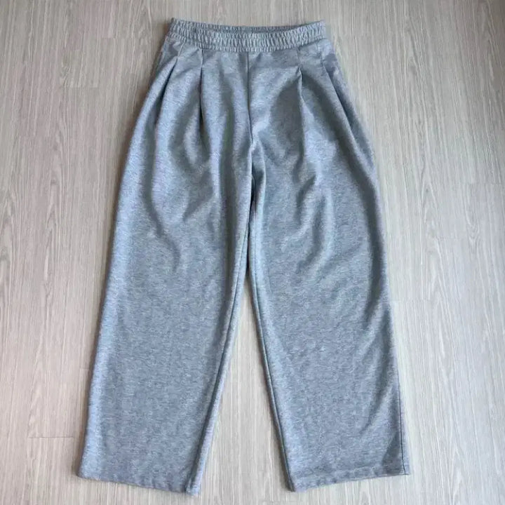 [BUNJANG] Musinsa Two Tuck Wide Sweat Pants Gray / L 무신사 투 턱 와이드 스웨트 팬츠 그레이 32