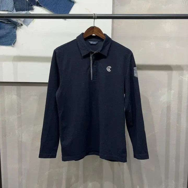 [BUNJANG] Cleveland Golf Sports Half-Zip Long Sleeve Shirt / (95) 클리브랜드 골프 스포츠 카라 반집업 긴팔 티