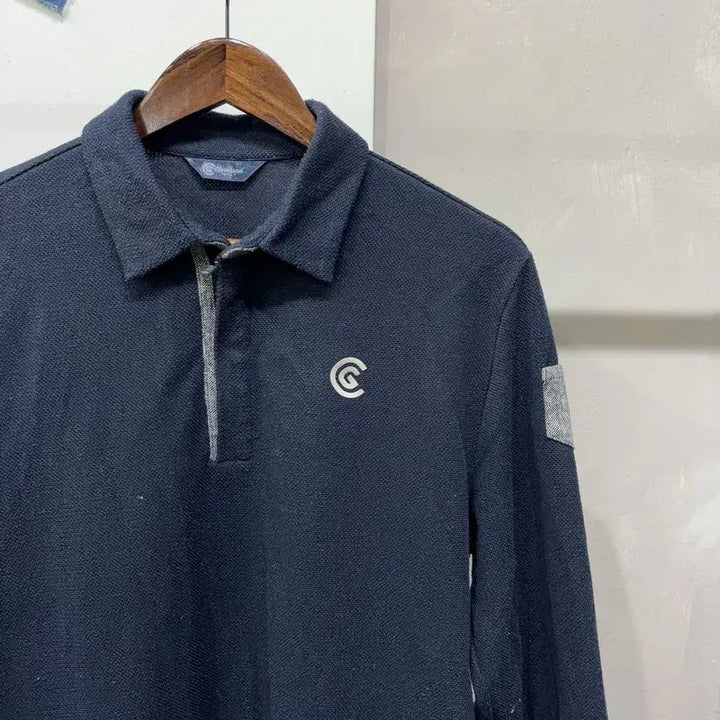 [BUNJANG] Cleveland Golf Sports Half-Zip Long Sleeve Shirt / (95) 클리브랜드 골프 스포츠 카라 반집업 긴팔 티