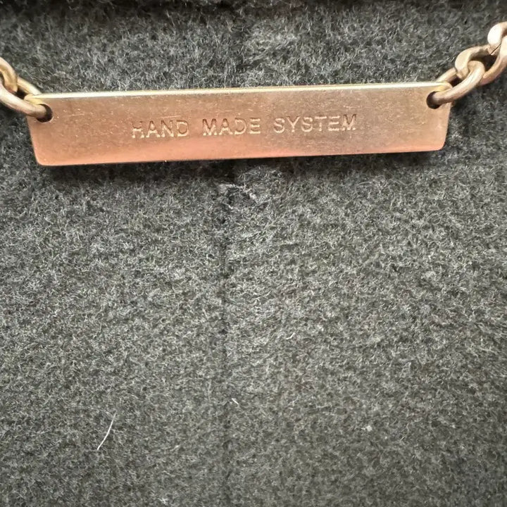 [BUNJANG] System S(M) Wool/Cashmere Handmade Open Coat / 한섬 시스템 모(양모)/캐시미어 핸드메이드 오픈 코트S(M)