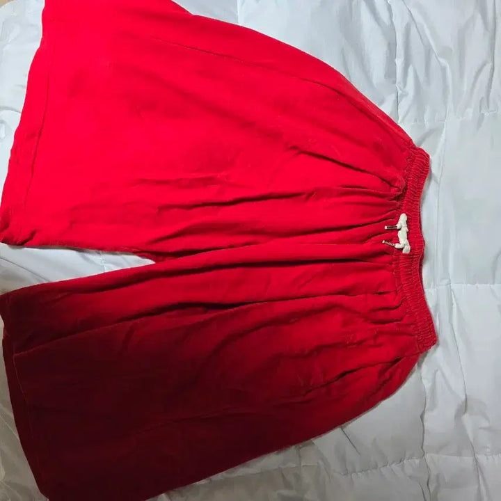 [BUNJANG] Pasensia Wide Bermuda Shorts Red M Size / 파시엔시아 와이드 버뮤다 반바지 레드 M사이즈