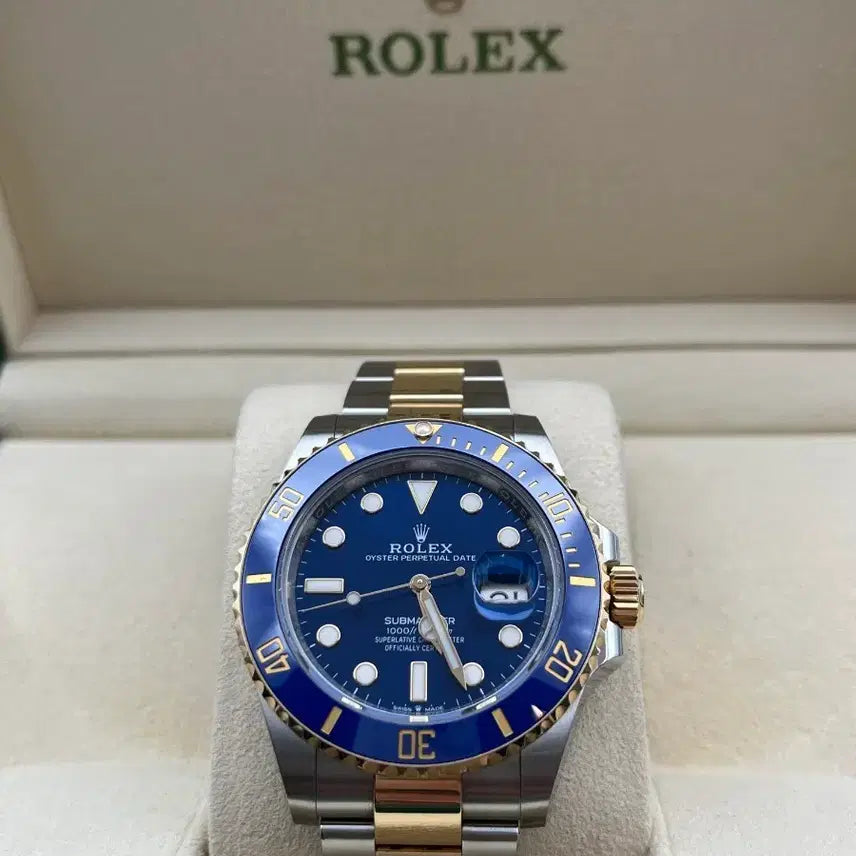 [BUNJANG] Rolex Submariner Blue Dial Watch / 롤렉스 서브마리너 청판 콤비 국내판섭마 청콤  판매합니다
