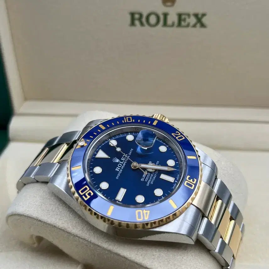 [BUNJANG] Rolex Submariner Blue Dial Watch / 롤렉스 서브마리너 청판 콤비 국내판섭마 청콤  판매합니다
