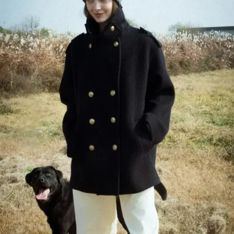 [BUNJANG] Ged Notting Hill Pea Coat / ged NOTTING HILL PEA COAT 게드 노팅힐 코트