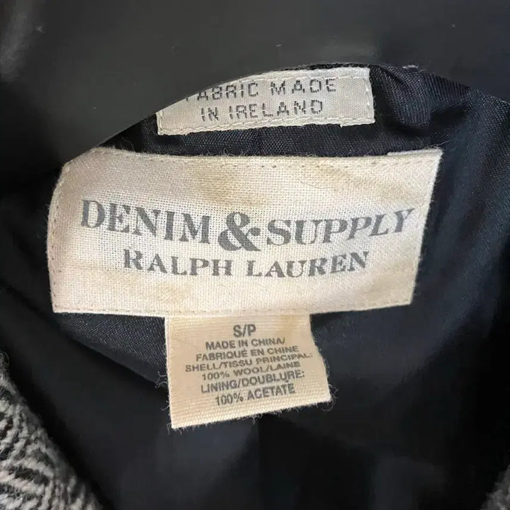 [BUNJANG] Ralph Lauren Denim & Supply Herringbone Coat S / 랄프로렌 데님앤써플라이 헤링본 코트 S