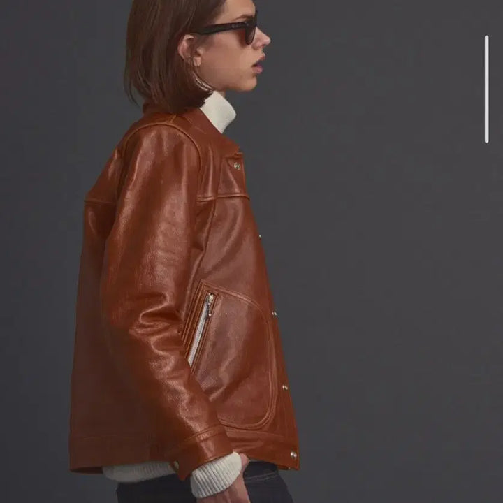 [BUNJANG] Diaphane Oil Pull-Up Leather Jacket / 디아프바인 오일 풀업 레더자켓