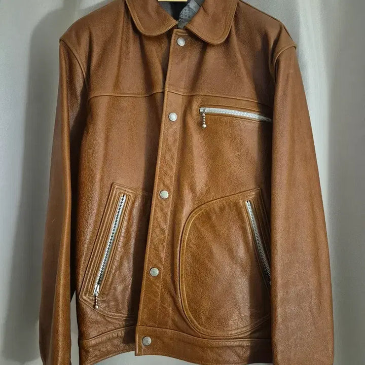 [BUNJANG] Diaphane Oil Pull-Up Leather Jacket / 디아프바인 오일 풀업 레더자켓