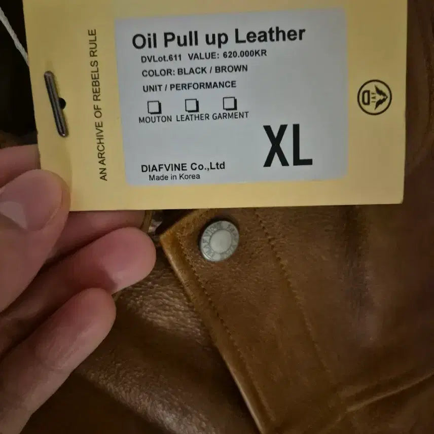 [BUNJANG] Diaphane Oil Pull-Up Leather Jacket / 디아프바인 오일 풀업 레더자켓