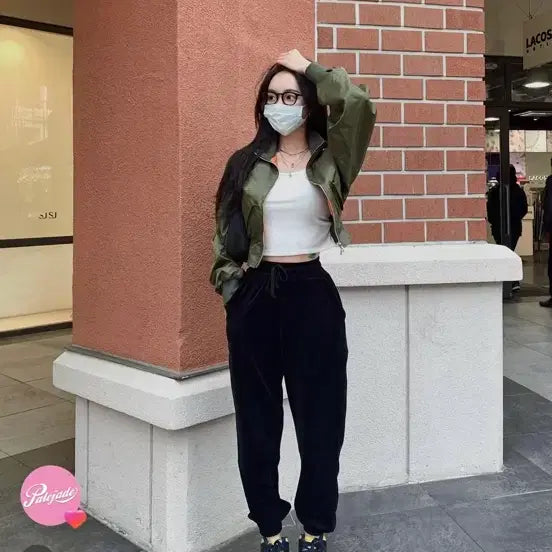 [BUNJANG] Pale Jade Velvet Jogger Pants - Black / 페일제이드 벨벳 조거팬츠 / 블랙