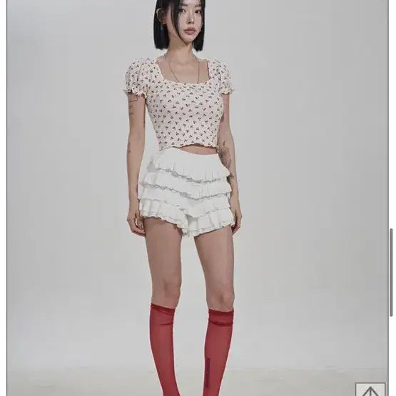 [BUNJANG] Cherry Wave T-shirt / 페일제이드 체리 웨이브 반팔티