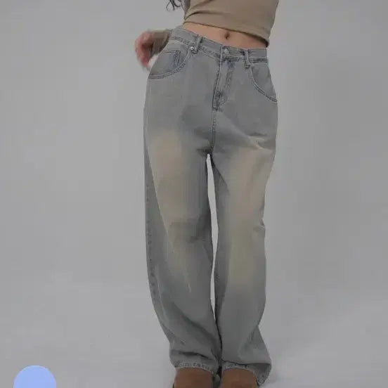 [BUNJANG] Pale Jade Vintage Wide Jeans / 페일제이드 빈티지 와이드 팬츠 청바지 / M