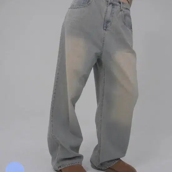 [BUNJANG] Pale Jade Vintage Wide Jeans / 페일제이드 빈티지 와이드 팬츠 청바지 / M