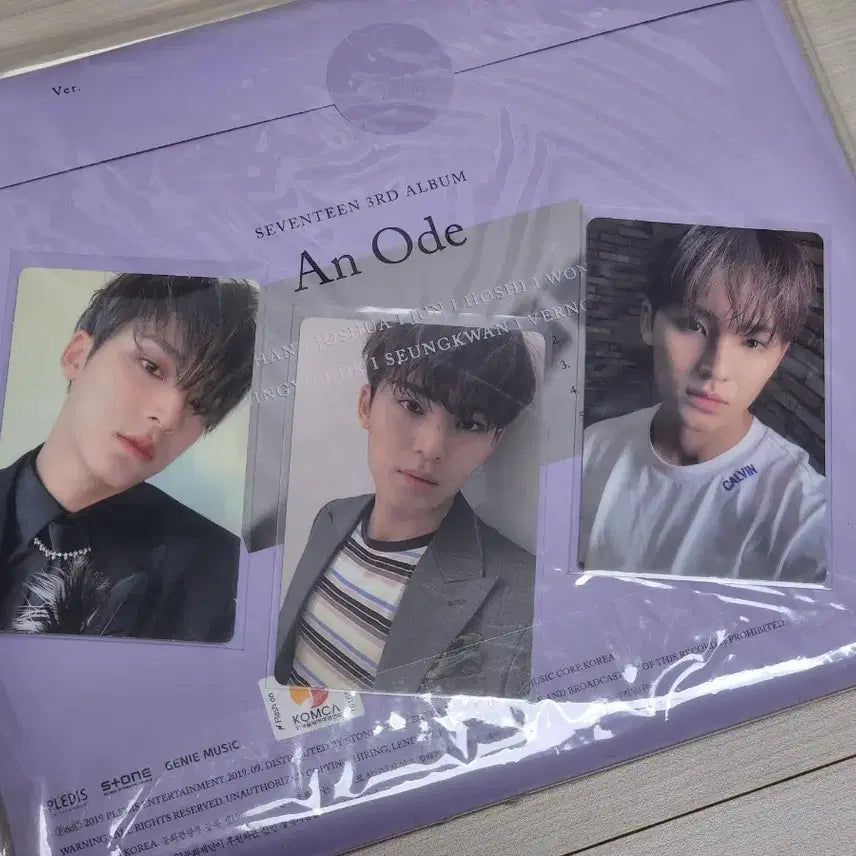 [BUNJANG] Seventeen Mingyu An Ode Photocard / 세븐틴 정규3집 An Ode 민규 포카, 앨범