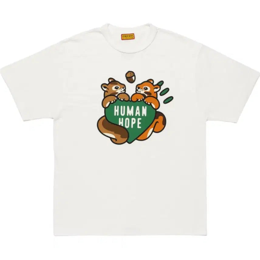 [BUNJANG] Human Made Hope Graphic T-Shirt White / 휴먼메이드 호프 그래픽 티셔츠 화이트