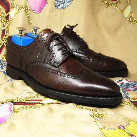 [BUNJANG] George Cleverley Full Grain Wingtip Oxford 260 / 영국명품 조지 클레버리 다크브라 풀그레인 카프스킨 윙팁 옥스포드 260