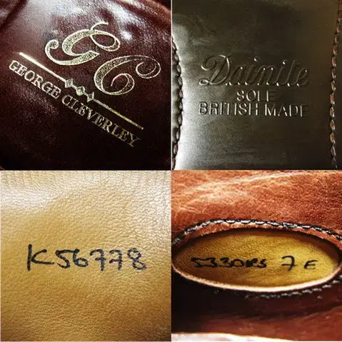 [BUNJANG] George Cleverley Full Grain Wingtip Oxford 260 / 영국명품 조지 클레버리 다크브라 풀그레인 카프스킨 윙팁 옥스포드 260