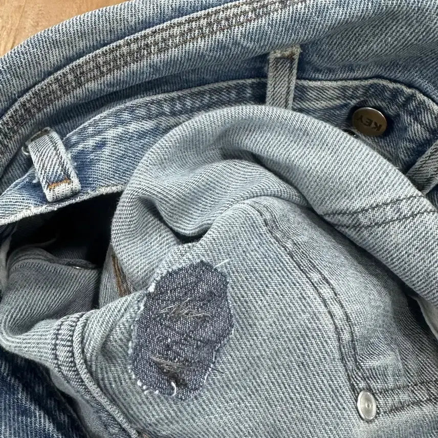 [BUNJANG] 90s Old Double Knee Carpenter Denim Pants / 90s 올드 KEY 더블니 카펜터 데님 팬츠 34