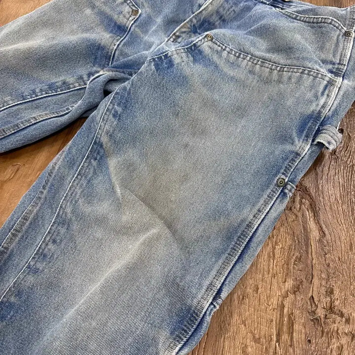 [BUNJANG] 90s Old Double Knee Carpenter Denim Pants / 90s 올드 KEY 더블니 카펜터 데님 팬츠 34