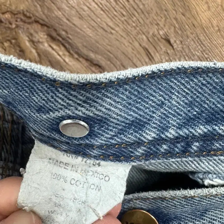 [BUNJANG] 90s Old Double Knee Carpenter Denim Pants / 90s 올드 KEY 더블니 카펜터 데님 팬츠 34