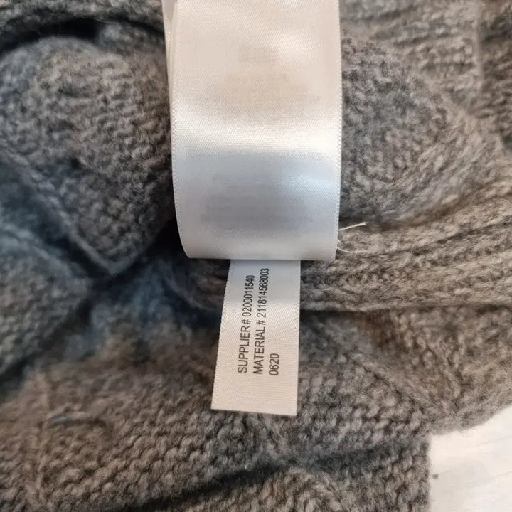 [BUNJANG] Polo Ralph Lauren Cable Knit Sweater / 폴로 랄프로렌 케이블 니트 회색