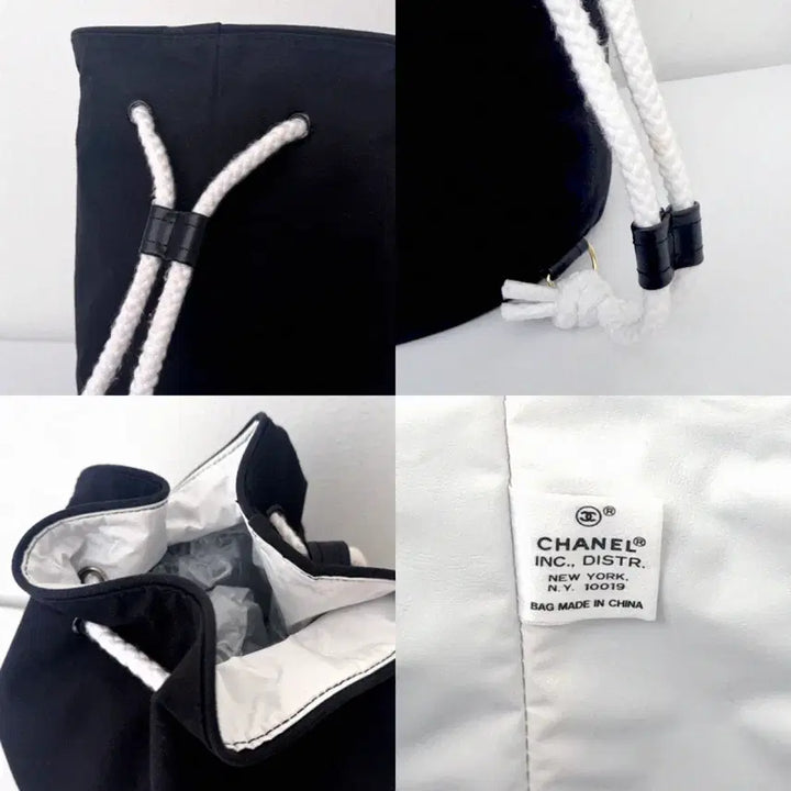 [BUNJANG] Chanel Jennie Swim String Shoulder Backpack S / 샤넬 스윔 스트링 숄더 백팩 S (블랙핑크 제니 착용)