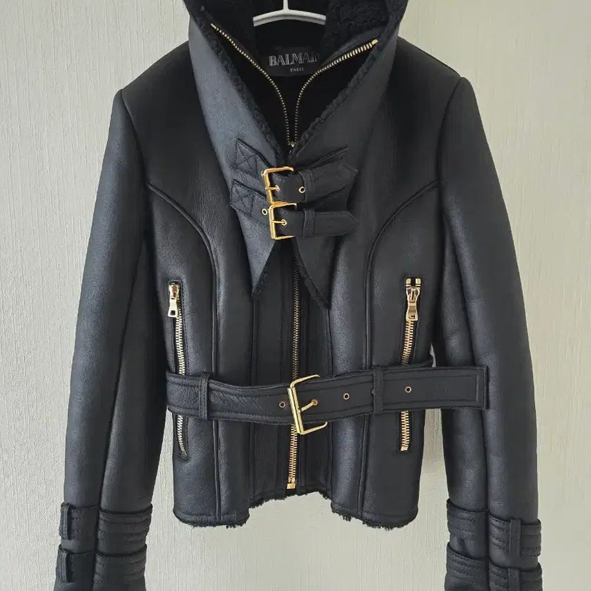 [BUNJANG] Balmain Lambskin Mouton Jacket (44) / 헐값처분ㅠ(여성용)  발망 양가죽 무스탕 44사이즈