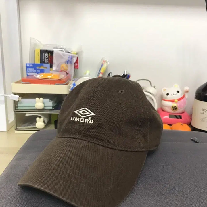 [BUNJANG] Umbro Essential Washing Ball Cap Brown / 엄브로 워싱 에센셜 볼캡 브라운