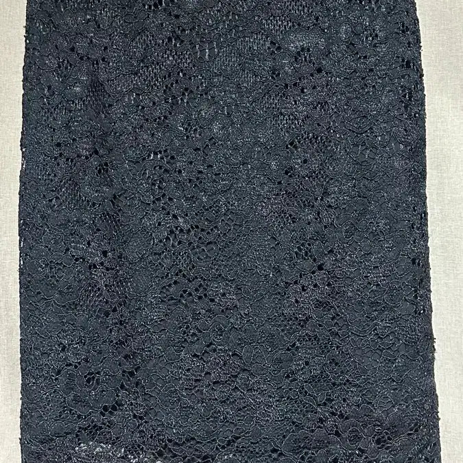 [BUNJANG] JIGOTT Embroidered Lace Skirt (Size 44, Black) / 지고트 자수 레이스 스커트 (44(24), 블랙)