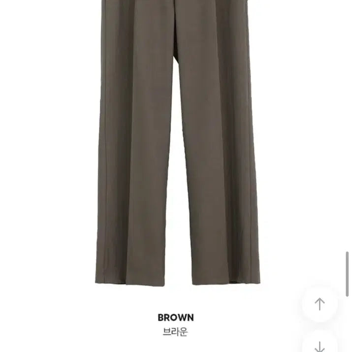 [SOLD OUT] 원로그 WONT 어텀 핀턱 슬랙스 브라운 미니-M