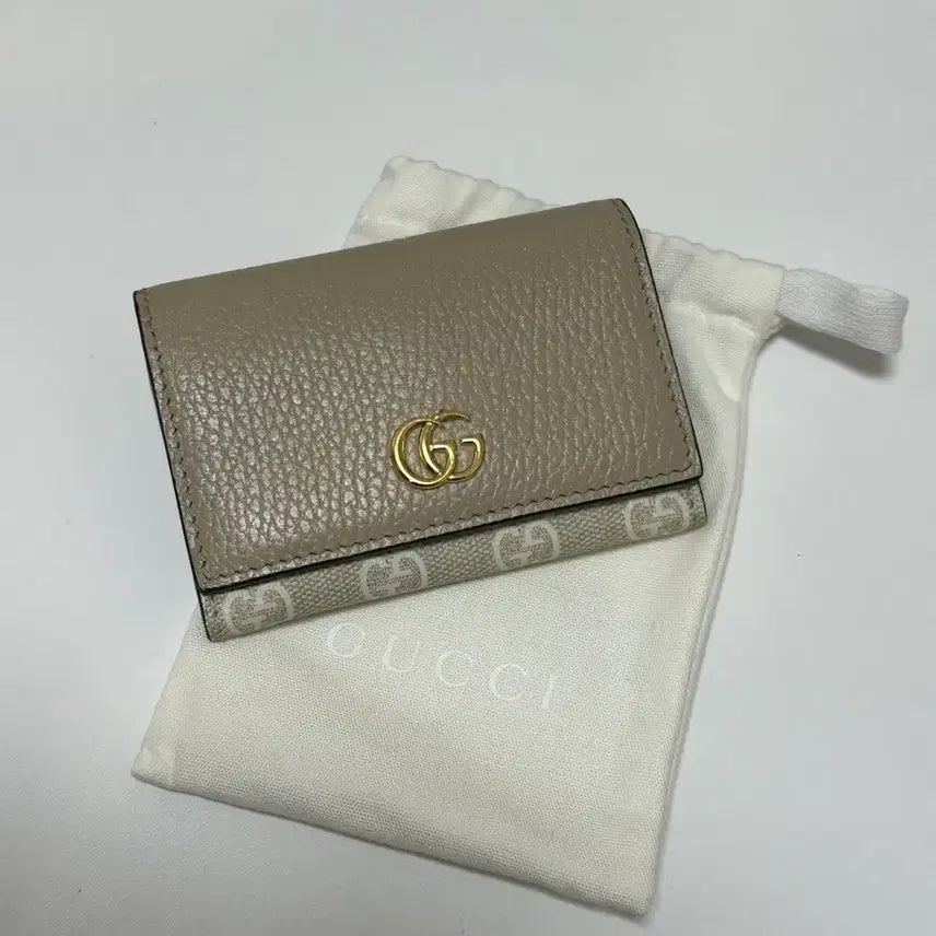 [BUNJANG] Gucci GG Marmont Card Case / [구찌] GG 마몽 바이컬러 카드 케이스 ss새상품급