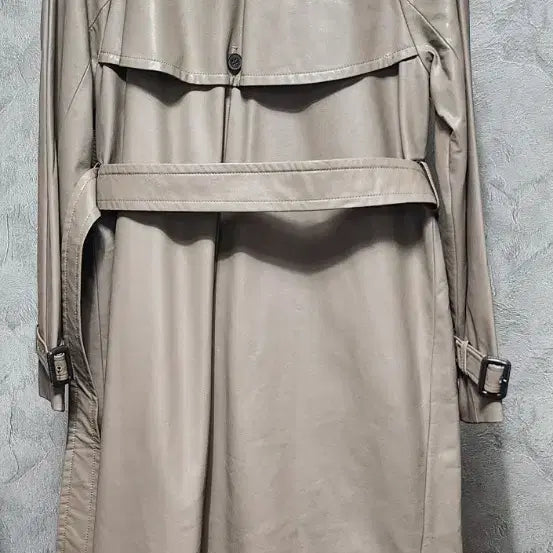 [BUNJANG] SeolLabShop Faux Leather Coat / 설랩샵인조가죽코트