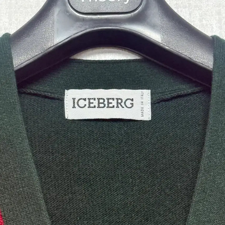 [BUNJANG] Iceberg Vintage Pattern Gold Button Cardigan / Iceberg 빈티지 패턴 금장 가디건
