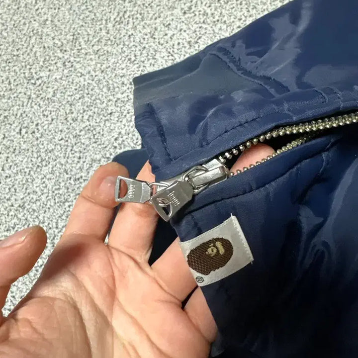 [BUNJANG] Bape Navy Jumper / [M] 베이프 점퍼 네이비