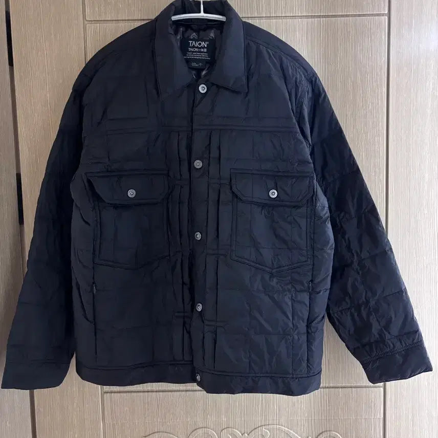 [BUNJANG] Taion Trucker Down Jacket Black M / Taion 타이온 트러커 다운 자켓 블랙 M