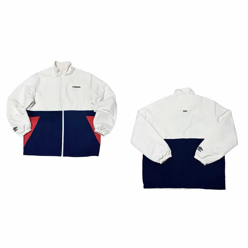[BUNJANG] Umbro Big Logo Reversible Windbreaker Fleece Jacket / 엄브로 빅로고 리버시블 바람막이 후리스